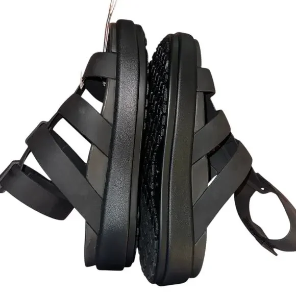 Crocs Women's Brooklyn Luxe Gladiator Platform Sandals Blk sz 7 *NWT* retail $70 - Picture 6 of 7